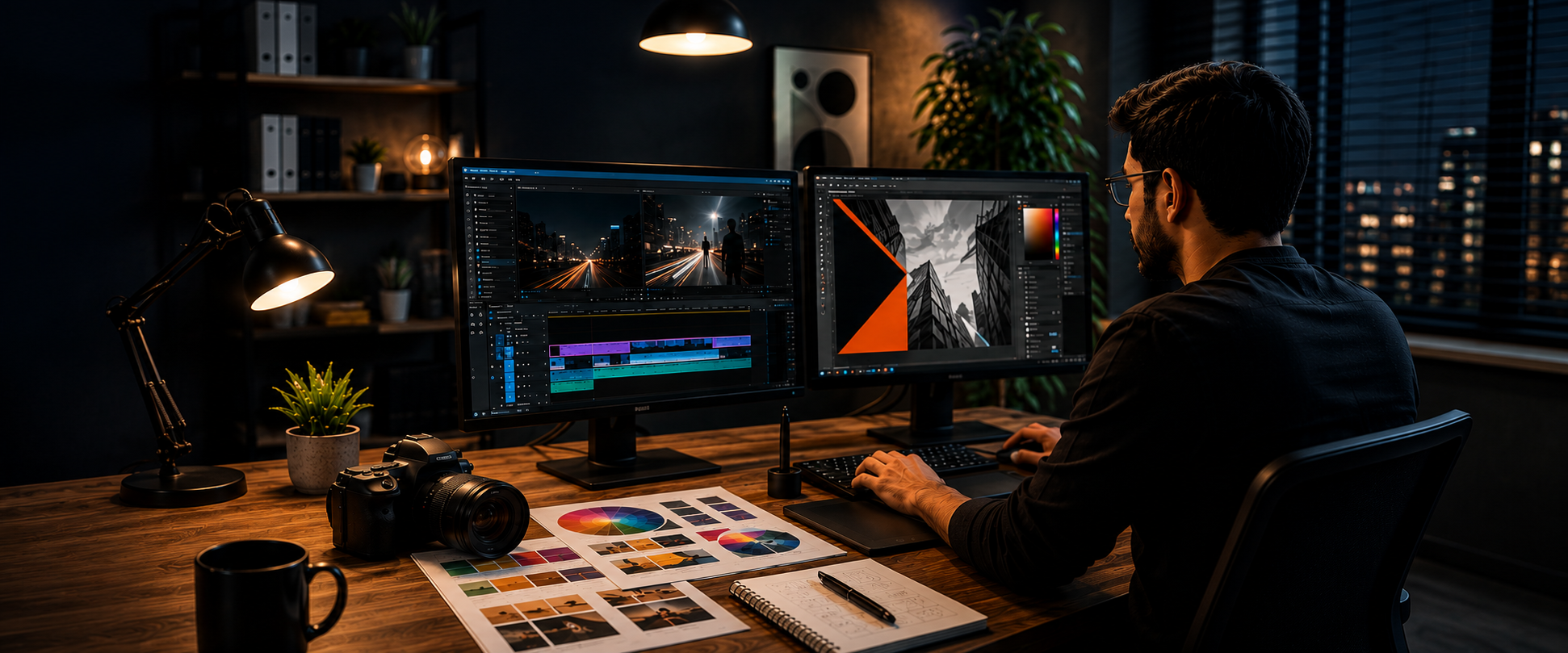 The Power of High-Impact Visuals: Video Editing & Graphic Design