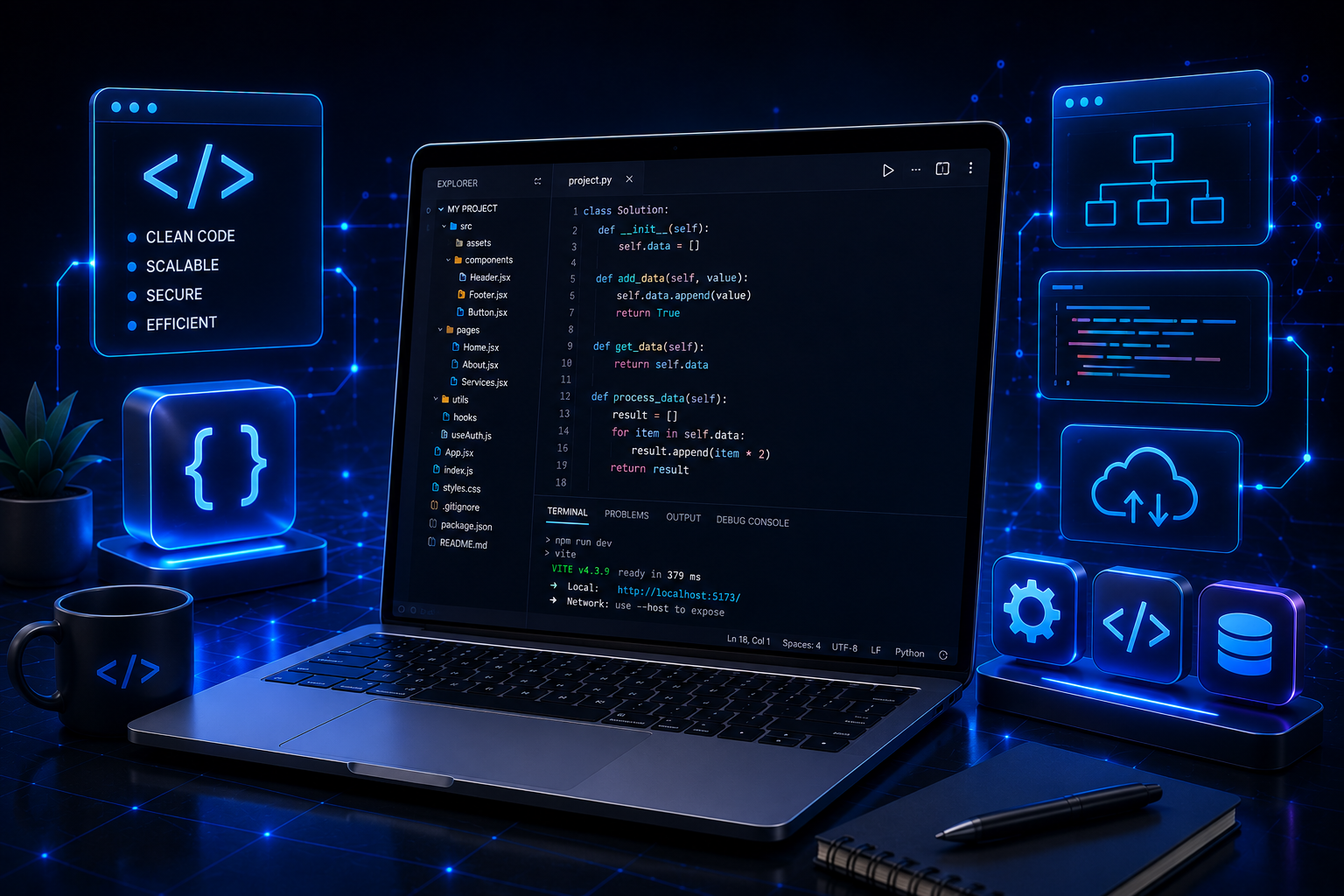 Software development workspace